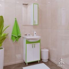 Комплект мебели для ванной Corozo Koral Спектр 50 Зеленый
