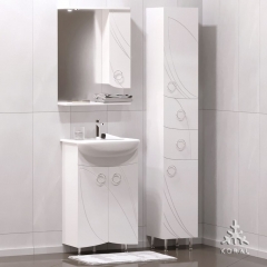 Комплект мебели для ванной Corozo Koral Ультра Флора 55 Белый